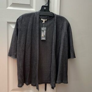 Eileen Fisher Grey Linen Sweater NWT